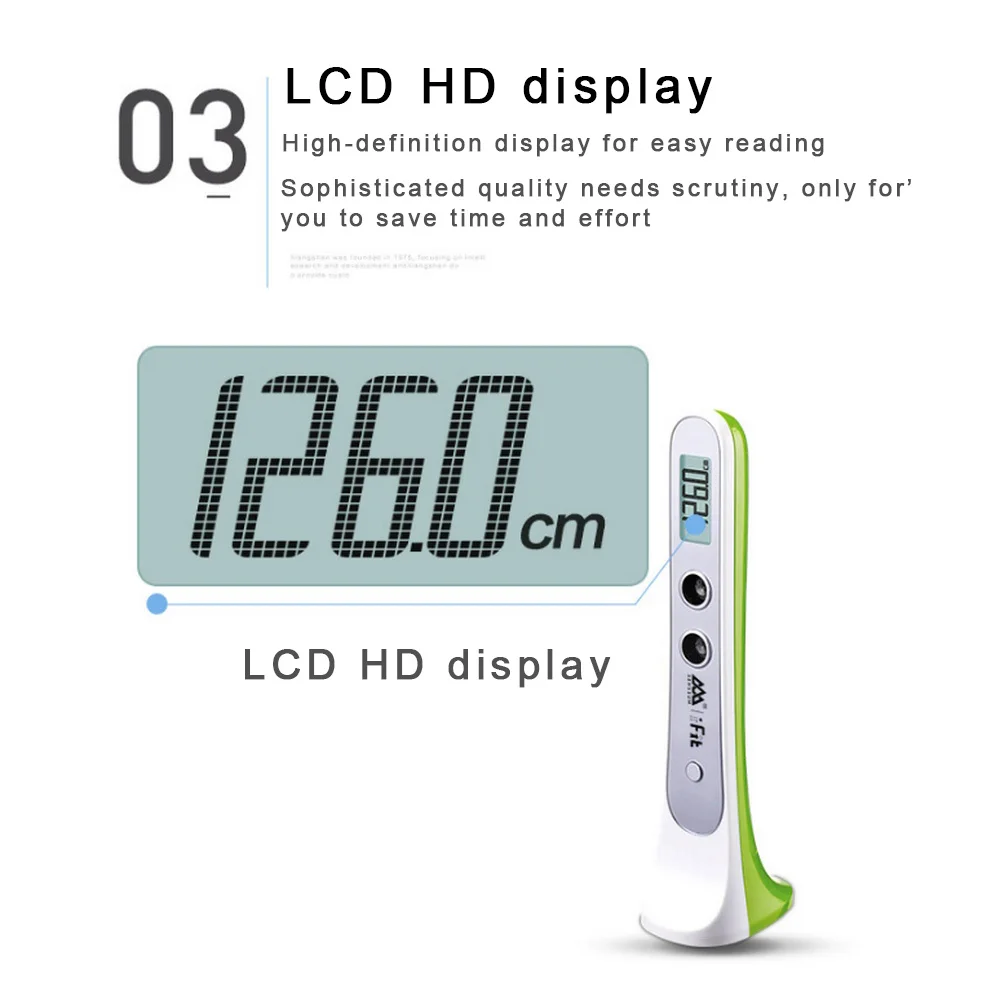 Digital Ultrasonic Height Measuring Ruler Precision Measuring Device