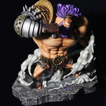 

Anime Blackbeard Pirates Jesus Burgess First Team Captain GK Statue PVC Action Figure Collection Model Toy M2127