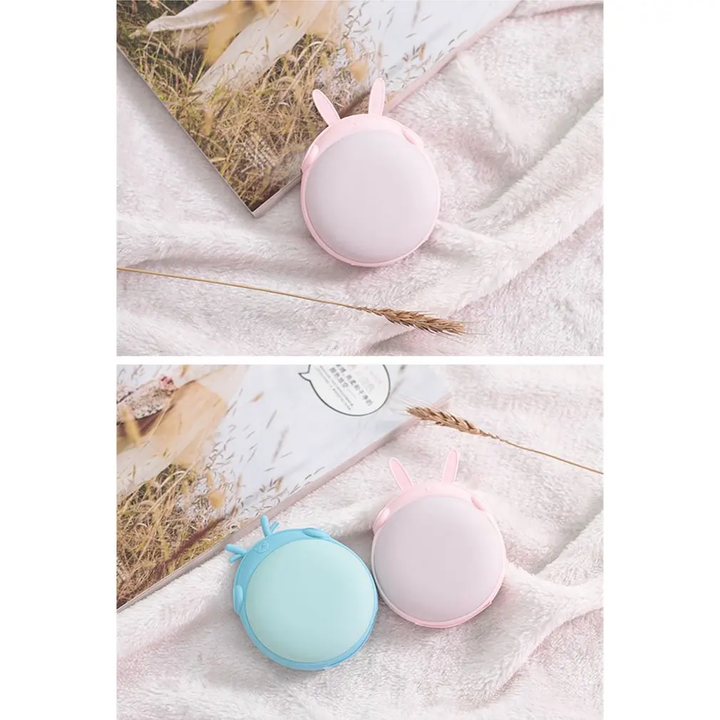 Cute Pet Cartoon Mini Hand Warmer Large Capacity Mobile Power Warm Treasure Portable Charging Treasure