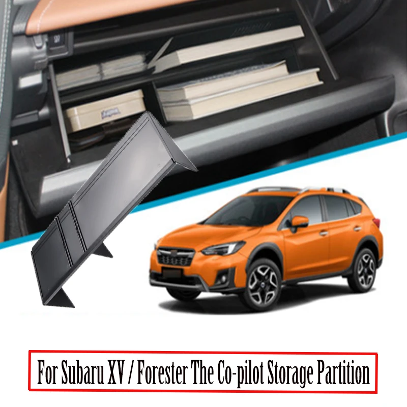 Для Subaru XV 2017 2018 2019 2020 Forester ABS ящик для хранения автомобильного копилота аксессуары