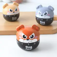 Minuterie de soupe pour chien, rappel de cuisine pour étudiant, réveil de maison, horloge mécanique, design de dessin animé créatif