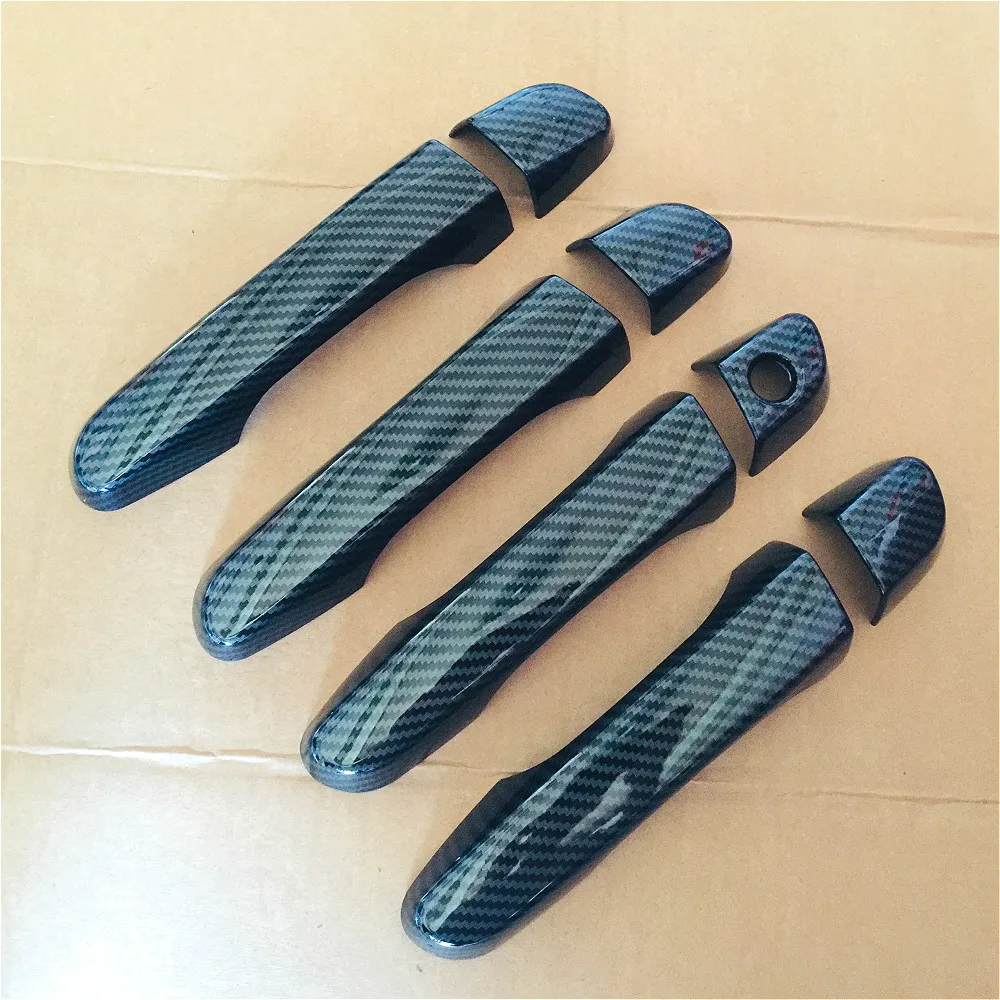 Накладка на дверную ручку из хромированного углеродного волокна для Hyundai Creta Ix25