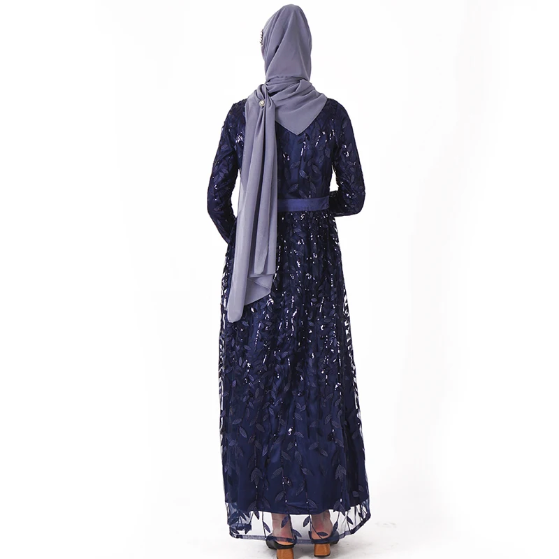 Блесток кафтан abaya Женская одежда в мусульманском стиле Дубай мусульманский хиджаб платье jilбаб Рамадан Elbise Абая для женщин Восточный халат из марокена Исламская одежда
