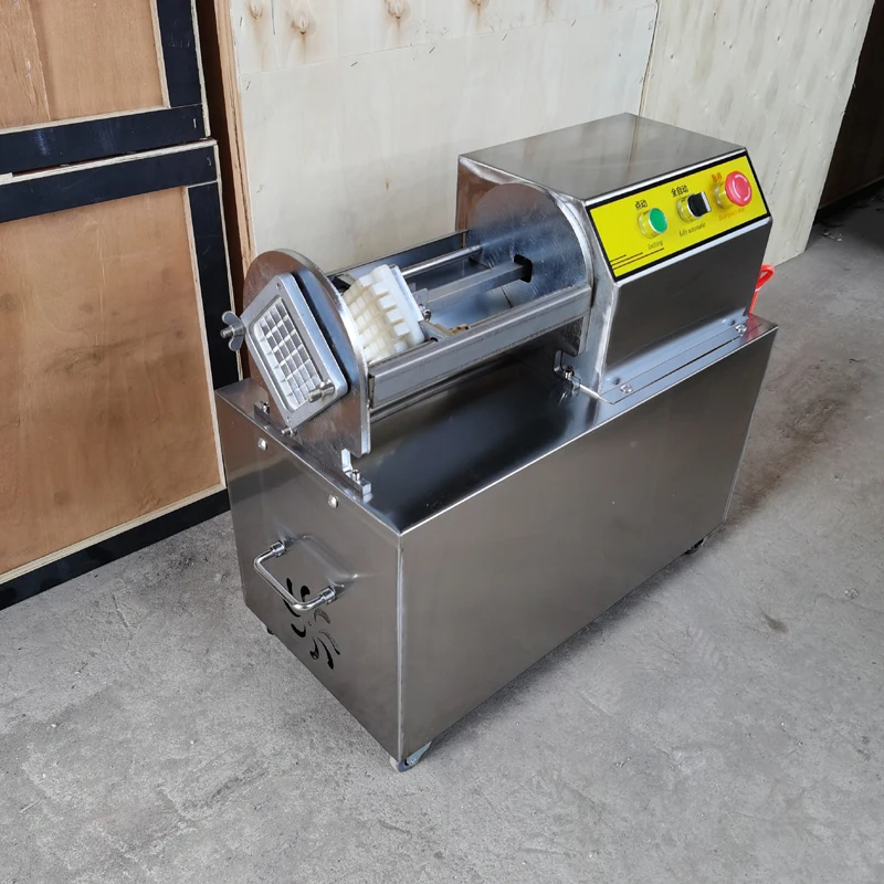 Quality Assurance French Fries Machine Electric Commercial Potato Strip Cutter Machine Stainless Steel Vegetable Cutting Machine