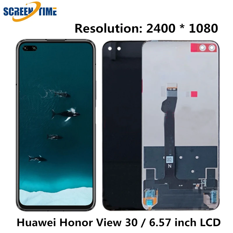 Оригинальный ЖК-монитор для Huawei Honor View 30 мобильный телефон диагональю 6 57 дюйма