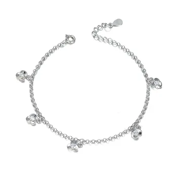

Han version temperament S925 pure silver bracelet personality fresh flower bracelet exquisite design 100 hands