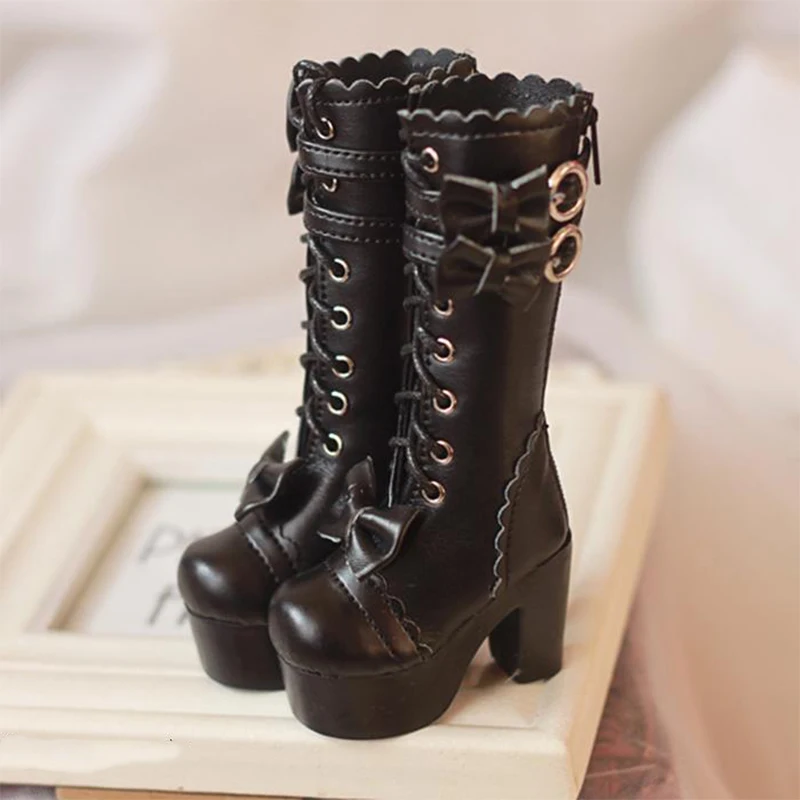 BJD обувь 1/4 1/3 кукла обувь на высоком каблуке высокие сапоги для 1/4 1/3 BJD SD DD кукольные туфли кукольные аксессуары 2 цвета