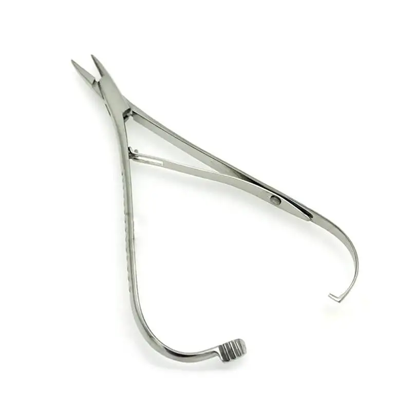 

Dental Needle Holder Standard Grip Surgery Forceps Plier Surgical Instruments Dental Orthodontic Wire Ligation Forceps 14cm