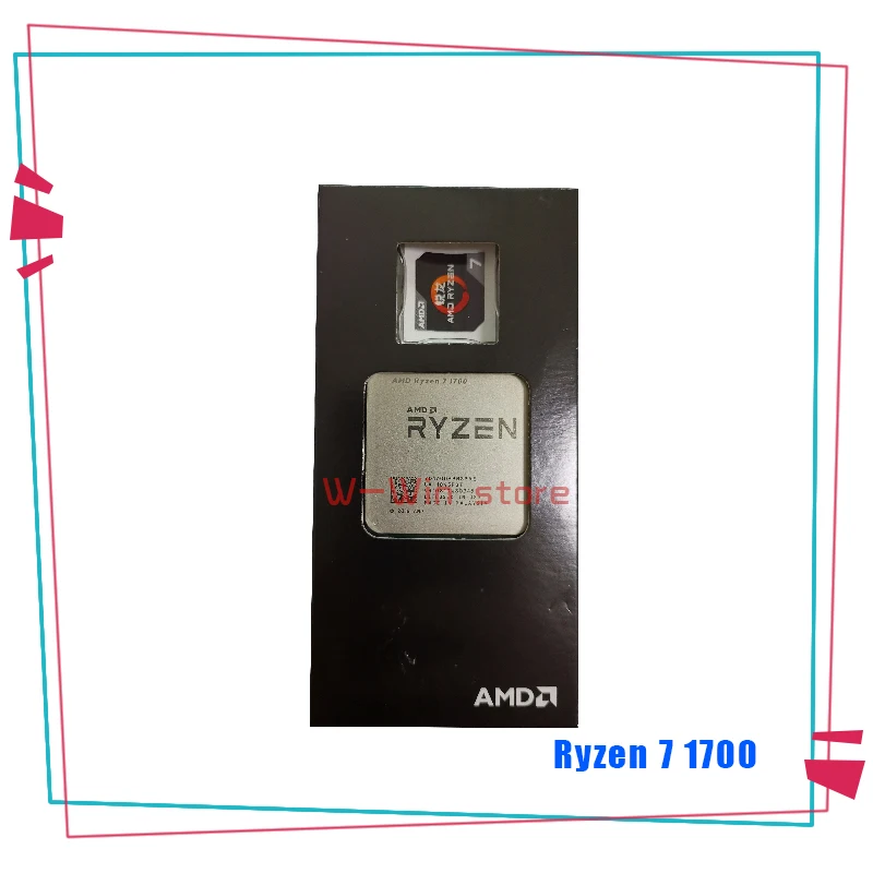 Процессор AMD Ryzen 7 1700 R7 1700 3,0 ГГц Восьмиядерный процессор с шестью резьбой 65 Вт YD1700BBM88AE разъем AM4