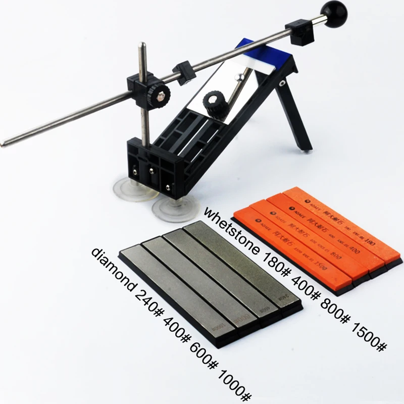 1 Set New Fixed Angle Knife Sharpener Professional Sharpening Tool Meal Grindstone Diamond Grinding Stone | Дом и сад