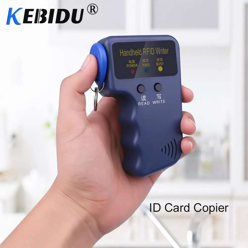 Kebidu 125 кГц RF ID Дубликатор копировальный аппарат писатель программист считыватель EM4305 T5577 перезаписываемый ID Брелоки метки карты