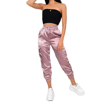 

2019 Sweatpants Women Casual Harem Pants Loose Trousers For Women Pocket Drawstring Sweat Pants Female Plus Size