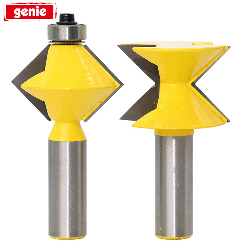 2 шт. 90 градусов фрезы деревообрабатывающий Фрезерный резак разделочный нож для