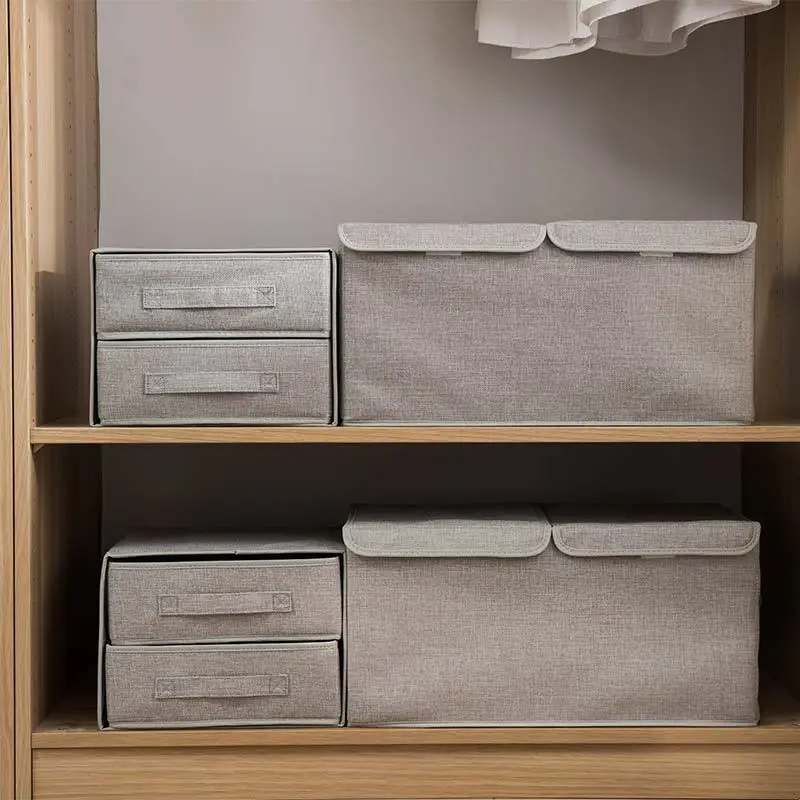 Multilayer Money Box Storage Box Fabric Finishing Box Drawer-type Clothing Storage Useful Product Underwear Storage Box Dormitor