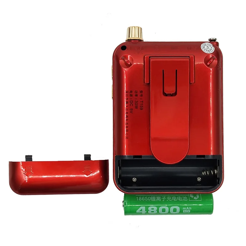 30 Вт с 4800 мАч 18650 батарея мини Bluetooth МегаФон динамик TF USB fm-рекордер функция голосового усилителя микрофон для учителя