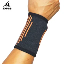 FDBRO поддержка запястья для облегчения боли на запястье компрессия способствует исцелению одного запястья обертывания пот Браслет фитнес-снаряжение
