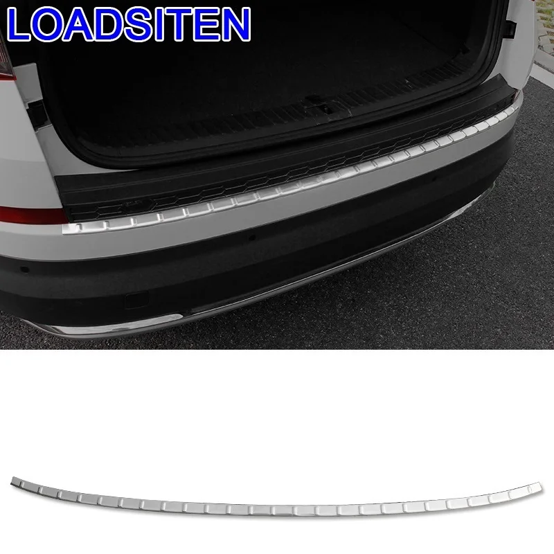 

Car Auto Automobile Chromium Trunk Rear Panels Foot Pedal Exterior Accessory Modification Decoration 18 19 FOR Skoda Kodiaq