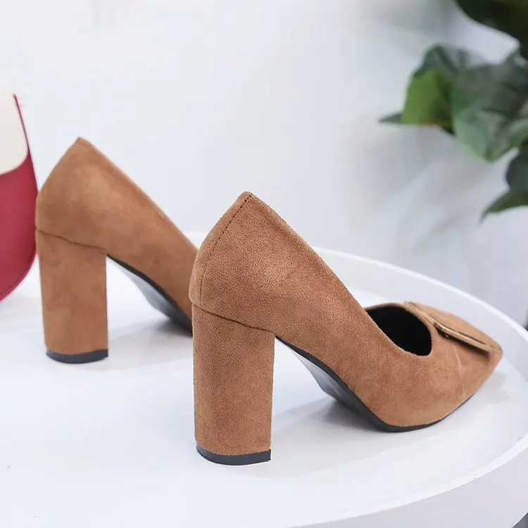 

2019 Spring And Autumn New Style Graceful Nude Joint Pointed-Toe High Heel Shoes Professional Black And White with Pattern in Ch