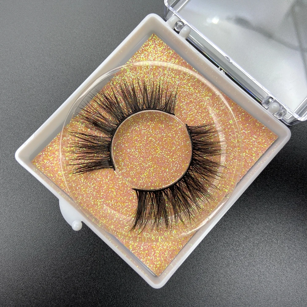 Buzzme 3D 100% безжалостные толстые мягкие натуральные ресницы из искусственной норки