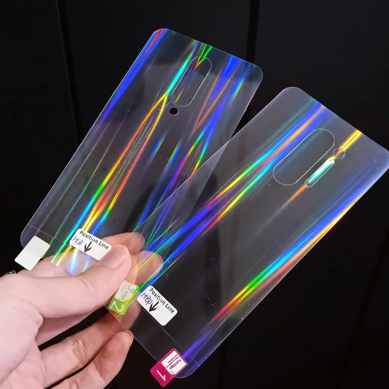 Модная прозрачная лазерная наклейка на заднюю панель телефона OnePlus 7T