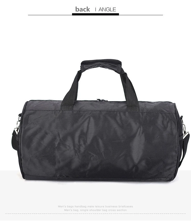 new one shoulder portable fitness bag short-distance travel bag duffel bag men and women cylinder yoga bag sports bag