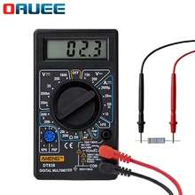 Multimètre numérique LCD, Mini sonde de multimètre numérique AC DC 750V 1000V pour voltmètre ammètre Ohm testeur