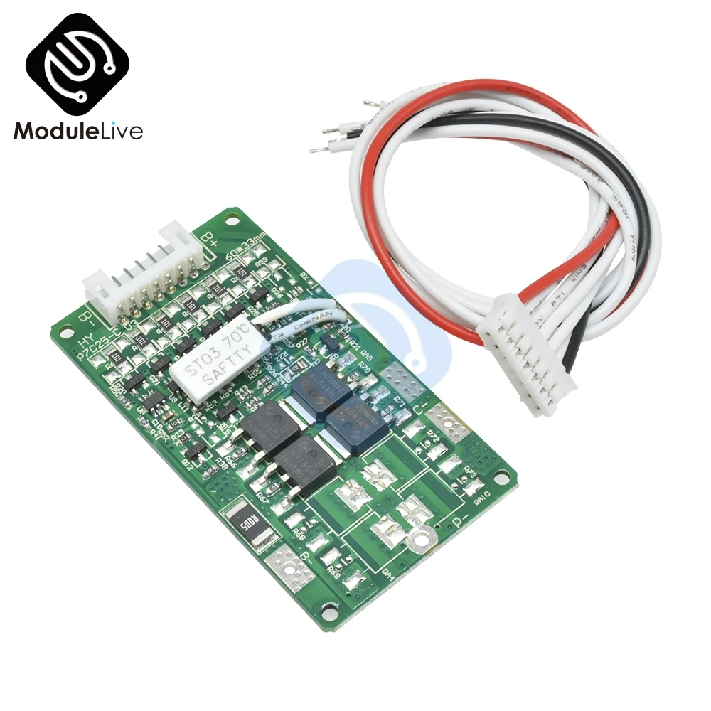 BMS 6s 24V 10A литий-ионная батарея модуль защиты заряда балансировочная плата контроллер батарея эквалайзер Porta Pilas Recargable инструменты