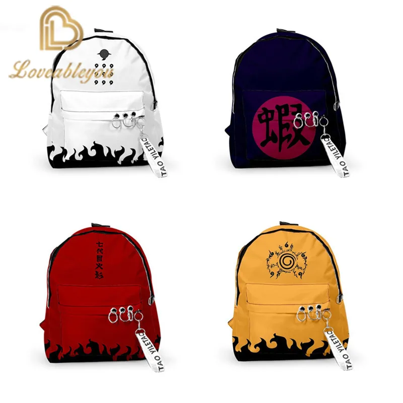 

Anime Naruto 3d Print Backpacks Unisex School Bags Multi Pocket Travel Bags Teenage 12 Colors Backpack Shoulder Bags