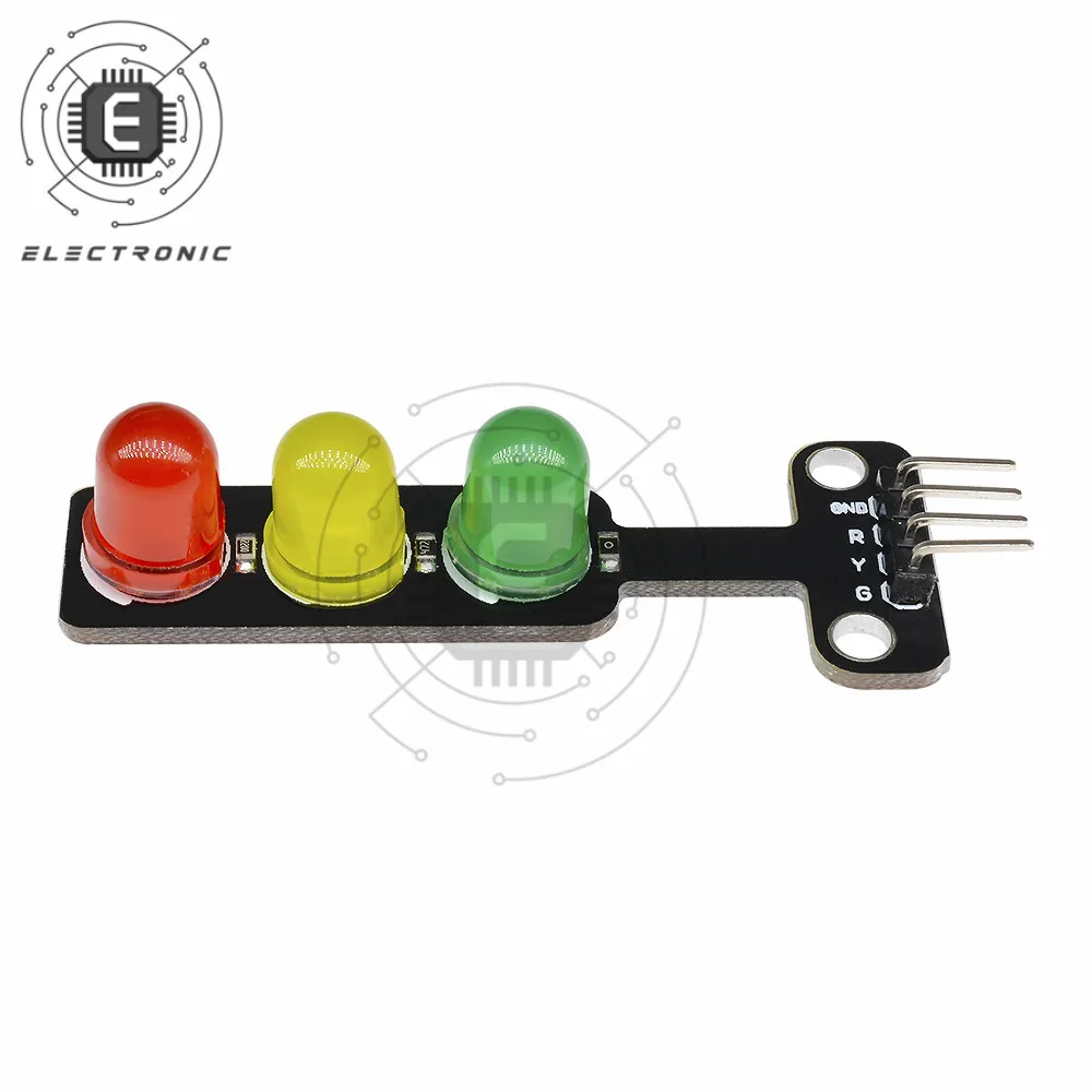 Mini LED Traffic Light Module 5V Traffic Light Lighting Module Digital Signal Output Ordinary Brightness Red Yellow Green 5mm led modules led module