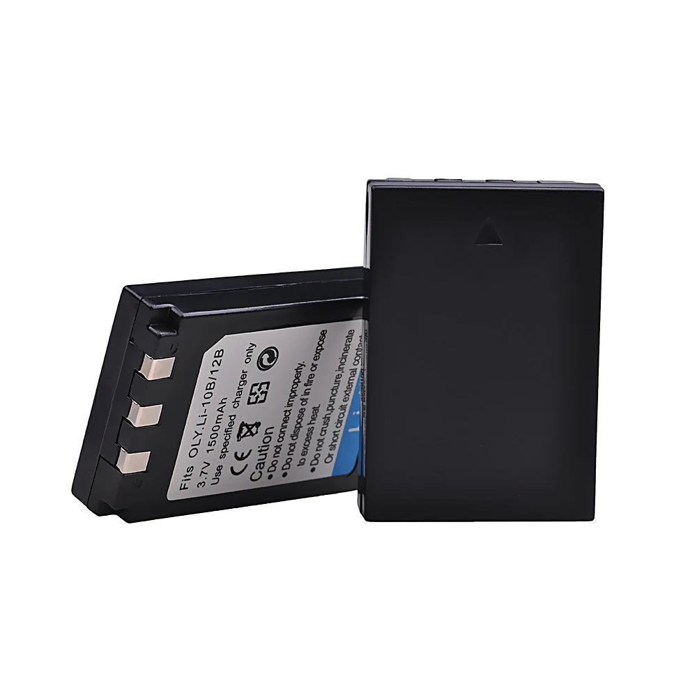 1500mAh Li10B Li12B Li 10B Li12B Batterie pour Olympus C50 C60 C70