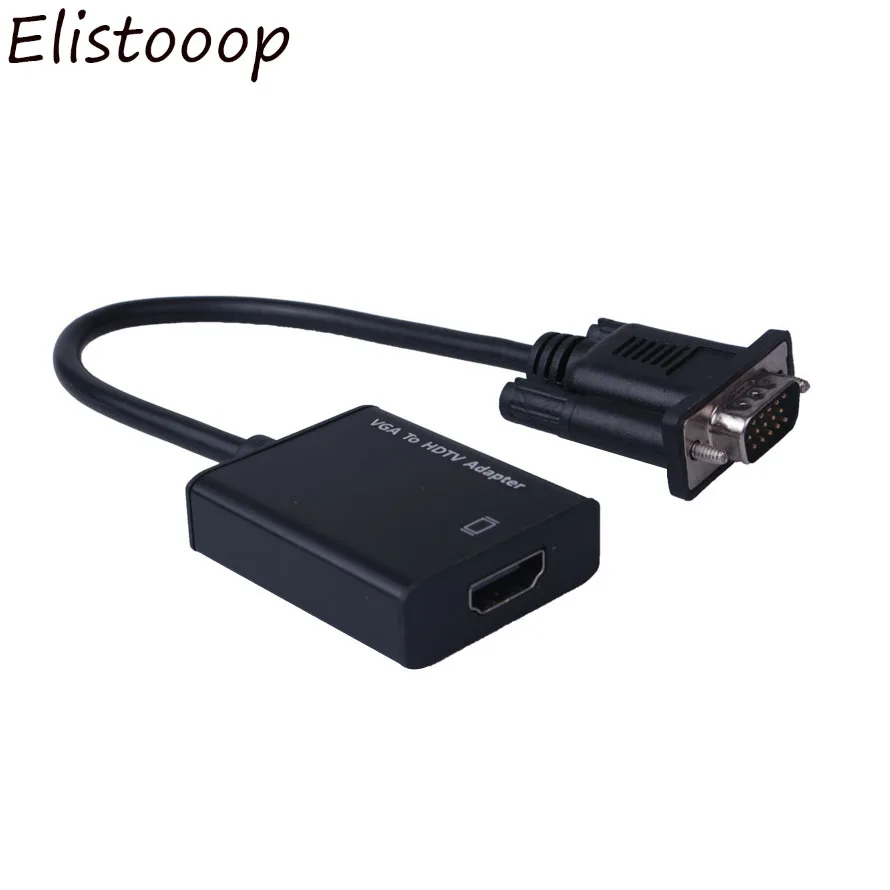 1080P VGA мужчина к HDMI Женский конвертер Кабель-адаптер для ноутбука Destop к телевизору проектор монитор с аудио usb-кабель