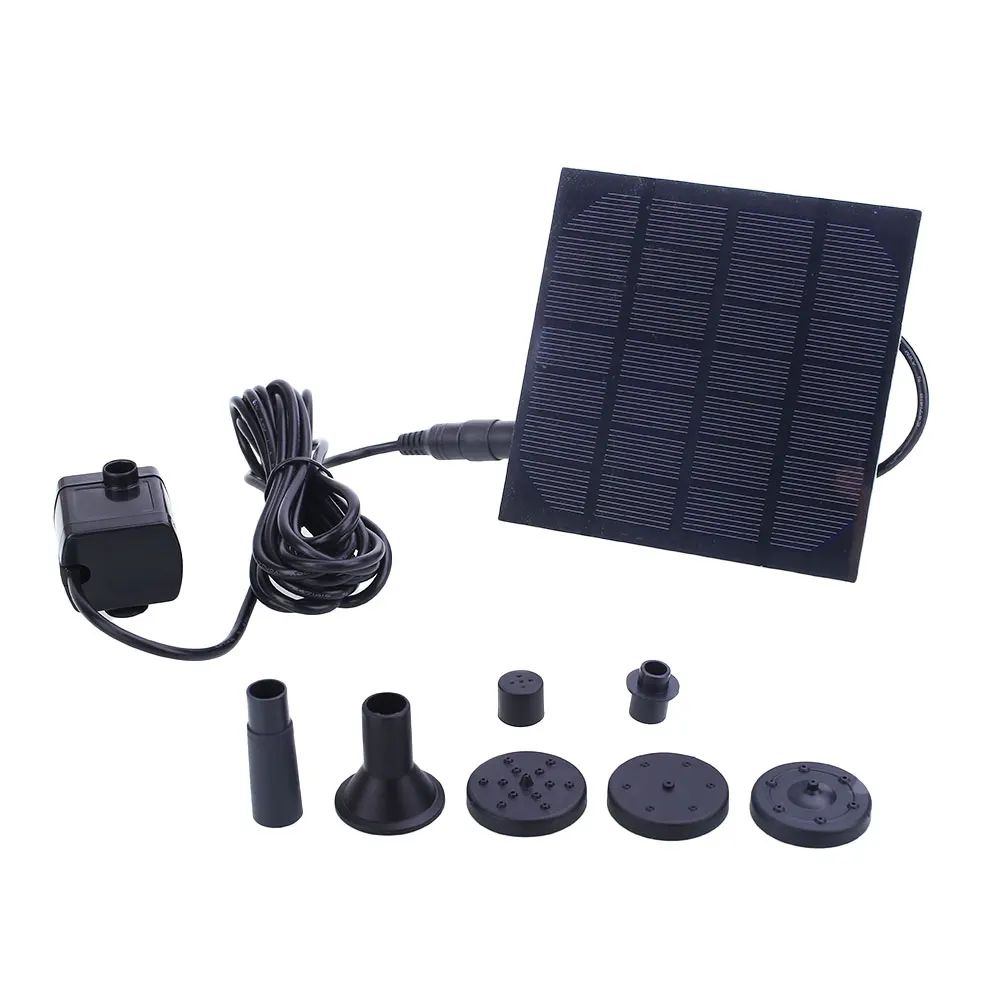 

Waterfalls 150L / H Solar Fountain Pond Solar Water Fountain 1.2W Garden Garden Power Home Panel Fish Watering