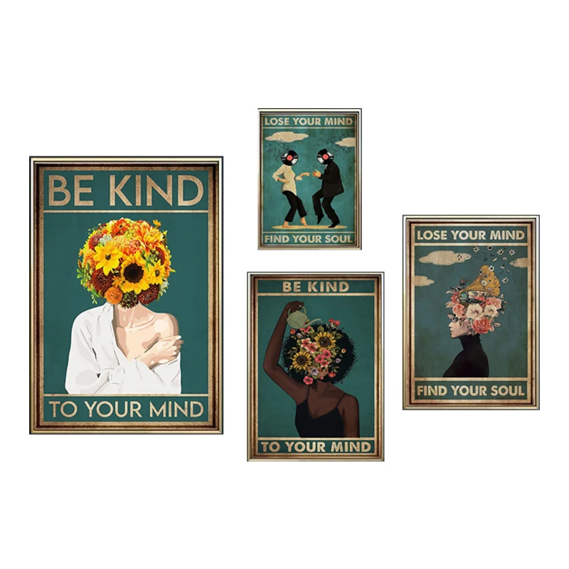 be kind to your mind' Poster 18x24