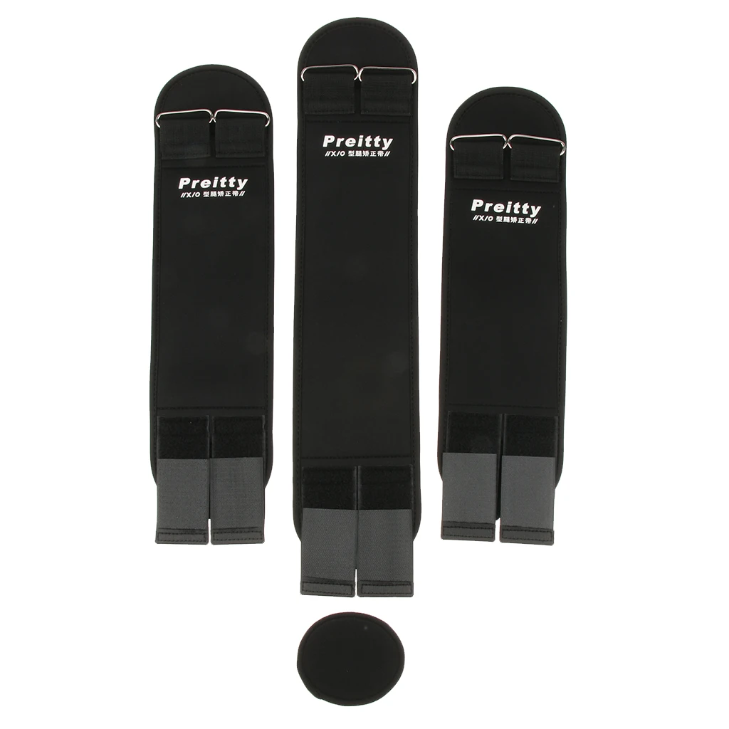 3pcs Leg Corrector Belts Leg Correction Band Leg Straightening Brace Strap for O Legs / X Legs Form M /L /XL /XXL