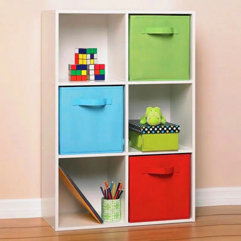 

Wholesale New Storage Box Fold-able Non-Woven Storage Box Fabric Toy Clothes Organiser Bins Home Storage Cubes