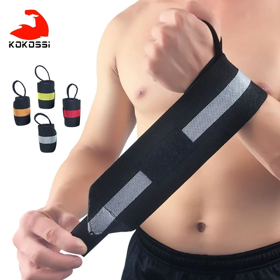 KoKossi 1 Pcs Special Sports Wristband Compression Fitness Weightlifting Training Wrist Sprain Booster Bandage Protector | Спорт и