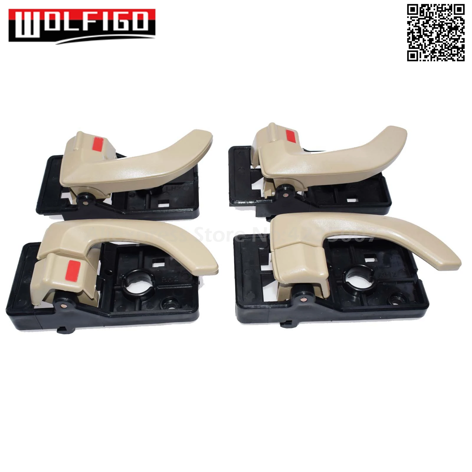 WOLFIGO новые BeigeLeft правая внутренняя дверная ручка автомобиля для 2005 2006 2007 2008 2009 hyundai Tucson 826102E000, 82620-2E000