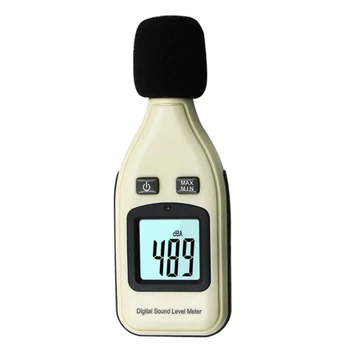 

New White Sound Noise Meter Level Tester Reader Measuring 30-130dB w/Battery