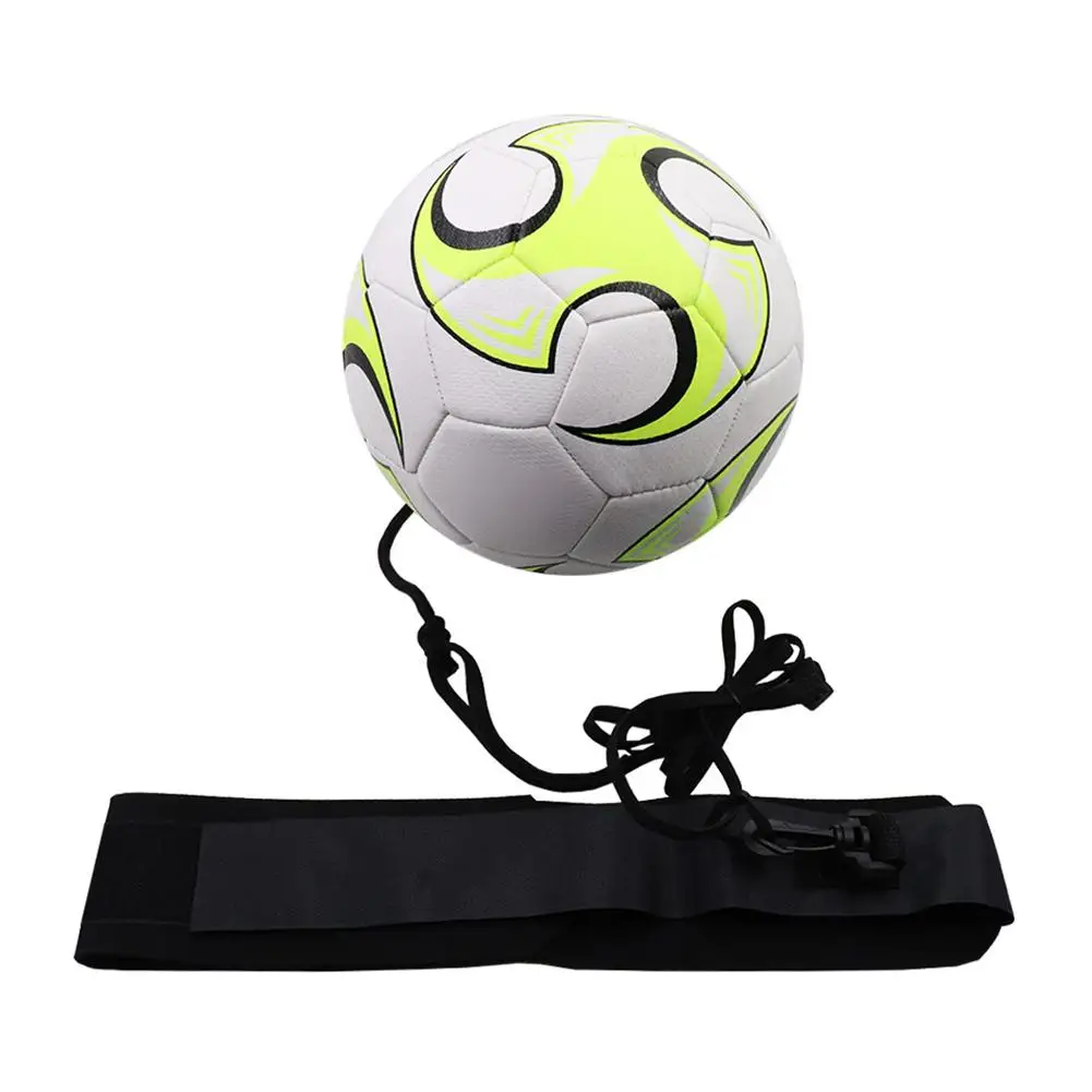 1 Set Soccer Training Sports Assistance Adjustable Football Trainer Soccer Ball Practice Belt Training Equipment Kick Throw