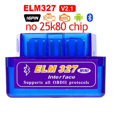 elm327 Pic18f25k80 Bluetooth V1.5 автоматический сканер Elm 327 25k80 Obd2 диагностический сканер Оборудование 1,5 Andorid Pc - Цвет: no 25k80 chip