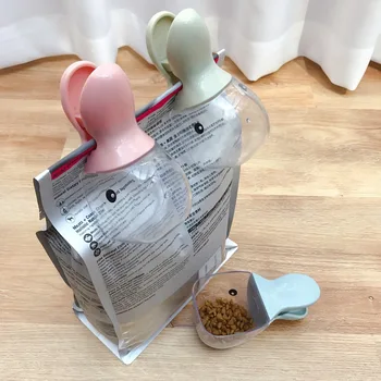 

Duck Mouth Spoon Rice Spoon Dog Food Cat Food Spoon Multi-functional Magic Plastic Shovel Sealing Clip Household Water Spoon