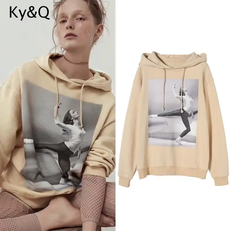women hoodies sweatshirts Patchwork Pullover Strappy Hoodie NEW Sweatshirt Pullover Jumper Sweatshirt Hoodies Tops Oversize