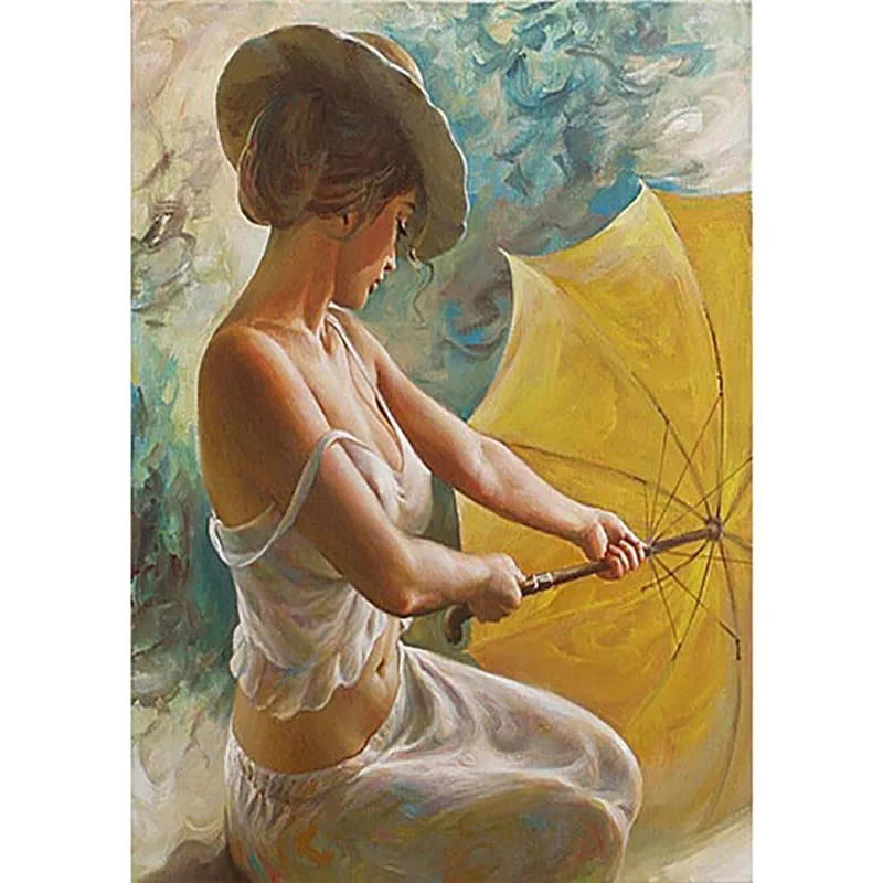 paint by number19 Краска по номерам краска балетная танцовщица DIY Холст Картина Ручная Краска ed масляная краска ing Музыка Девушка украшение дома - Цвет: paint by number19