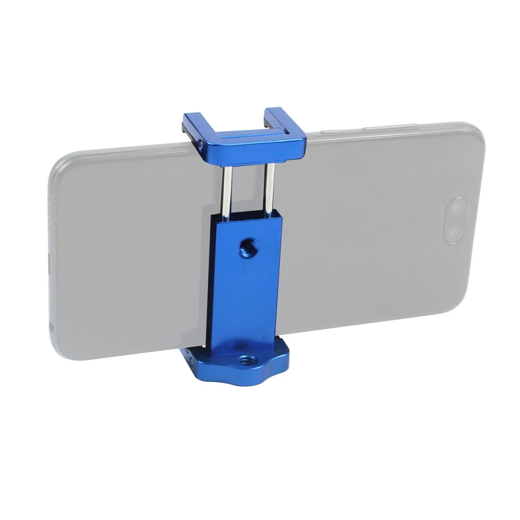 Tripod Self Stick Clip Clamp Holder Bracket Mount Adapter for iPhone 7 Plus 7 6 6s for Samsung Galaxy S7 J7 Cell Phone Holder