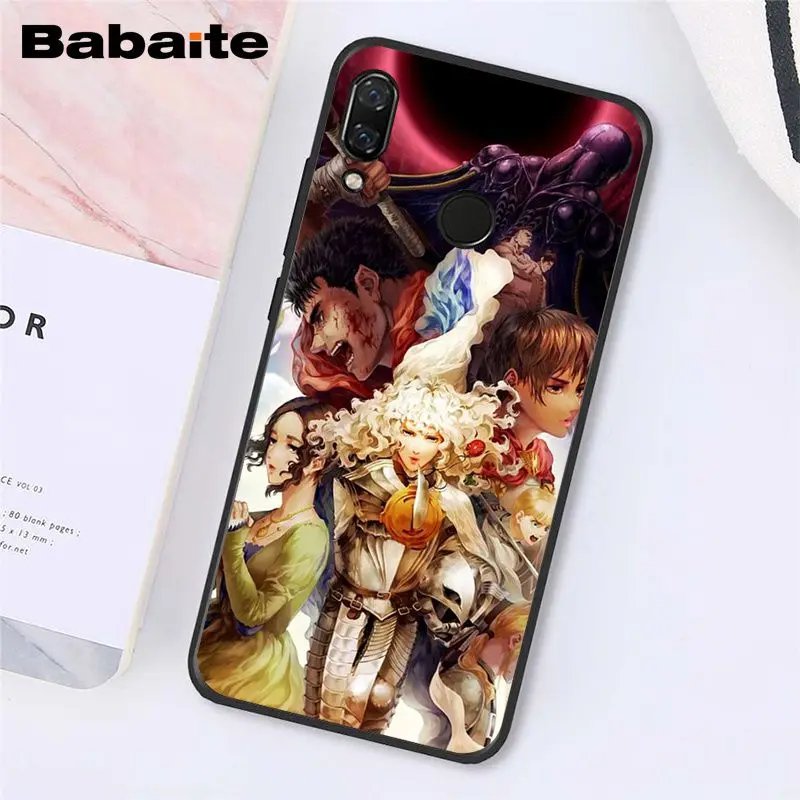 Babaite Берсерк кишки чехол для телефона аниме для Xiaomi Redmi8 4X 6A S2 Go Redmi 5 5Plus Note4 5 7 Note8Pro