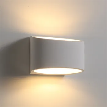 

7W gypsum material LED wall lamp indoor living room decoration wall lamp household lighting fixture staircase lamp AC110V-220V