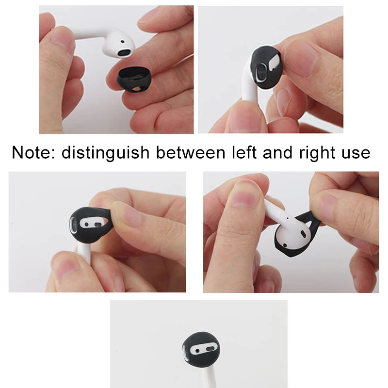 HAWEEL 2 шт./пара амбушюры для Airpods Беспроводные Bluetooth для iphone 7 AirPods силиконовые наушники для ушей
