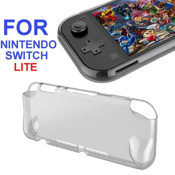 

For Nintend Switch Lite Protective Case Soft TPU Transparent Anti-Slip Hand Grip Shell Cover Console Controller Accessories