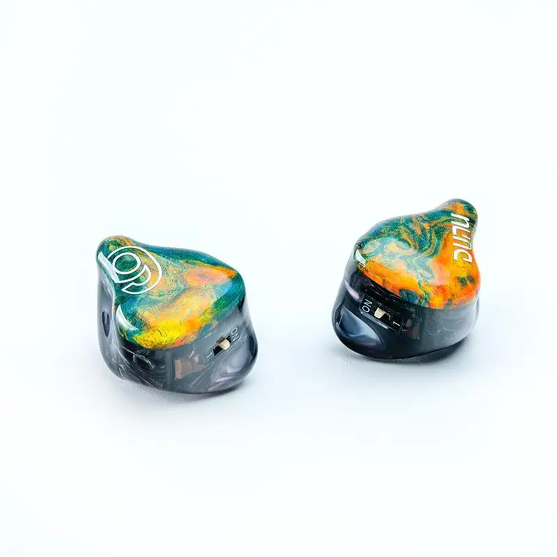 DUNU SA6 6BA Knowles Sonion Drivers Wood Faceplate HiFi Music Monitor Audiophile In ear Earphone Two Tuning Modes 8 Core Cable