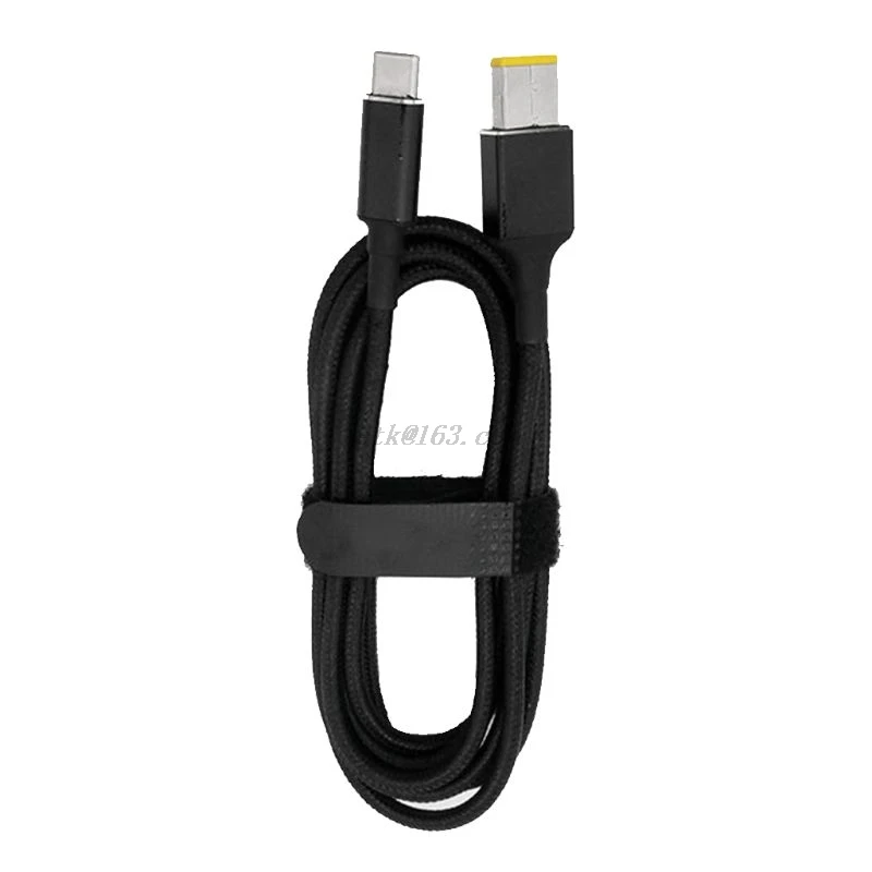 USB C Type для тонкого кабеля питания шнур быстрой зарядки Lenovo 65 Вт тонкий наконечник